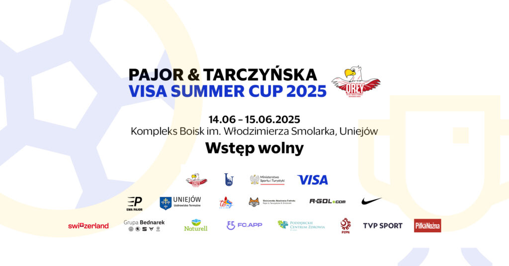 Plakat informujący o wydarzeniu Visa Summer Cup 2025